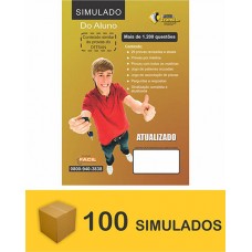 Pacote de 100 Simuladão do DETRAN - 1200 questões  (R$ 3,10 cada)